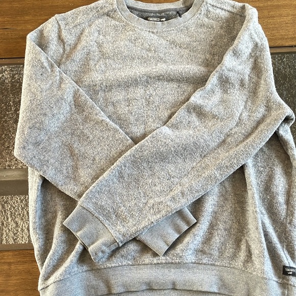 Gray Toad and Co sweater. Sweatshirty casual. Comfortable and in great shape. - Picture 2 of 2